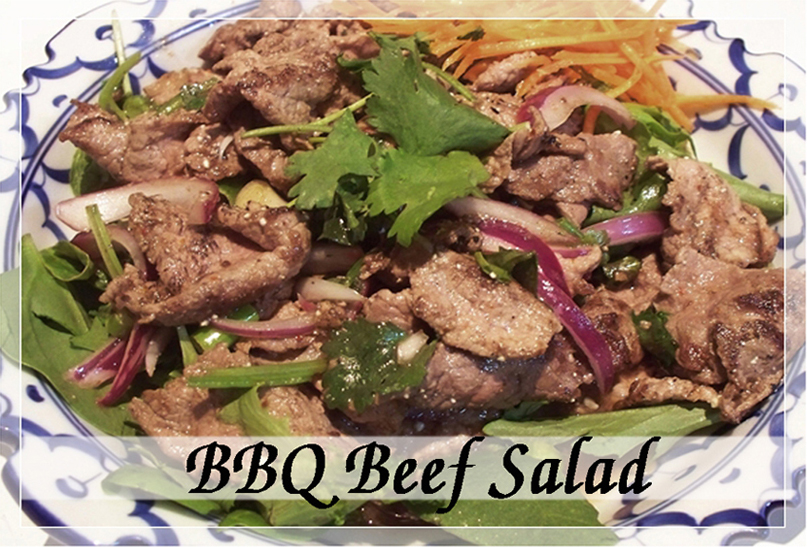BBQ Beef Salad (Neur Nam Tok) - Click Image to Close